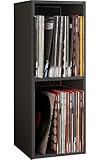 VCM Holz Stand Regal | Regal mit 2 großen Fächer | Maße: H. 72 x B. 34 x...