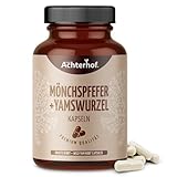 Mönchspfeffer + Yamswurzel Kapseln 120 Stück | mit Biotin, Vitamin B6 und...