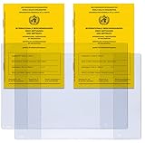 Welsberg SET 2x Impfpass und 2x Ausweishülle - Schutzhülle transparent...