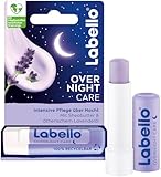 LABELLO Overnight Care Lippenpflegestift, Lippenpflege mit Sheabutter &...