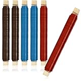 com-four® 6X Blumenwickeldraht-Set, Bindedraht braun, rot und blau...