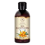 Sanddornöl 250 ml - Hippophae Rhamnoides - Kaltgepresst - Sanddorn Öl -...
