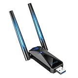 ElecMoga WLAN Stick WiFi 6, 5400Mbps WLAN Adapter PC, USB Stick 3.0, 2dBi...
