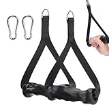 Gym Handles - Rutschfeste Schulter Trainings Griffe | D-Griff Fitness Griff...