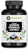 Schwarzkümmelöl Nigella Sativa - 400 Kapseln für 6 Monate - 1000 mg...