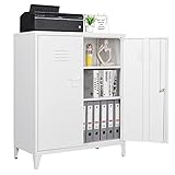 Sightlife Aktenschrank Abschließbar, Mehrzweckschrank Metallschrank...