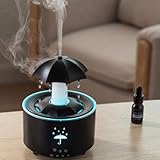 Aromatherapie-Diffusor, Regenschirm-Regen-Luftbefeuchter mit einstellbaren...