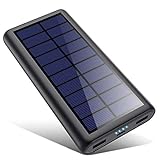 HETP Solar Powerbank 26800mAh, 【2022 Neuestes Solarladegerät 】...