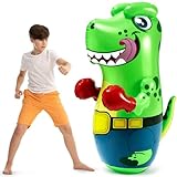 JOYIN Aufblasbarer Boxsack für Kinder und Erwachsene,T-Rex Dinosaurier...