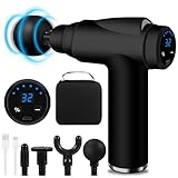 BUOAZR Massagepistole, Mini Muskel Massage Pistole mit 32 Geschwindigkeiten...