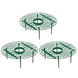 COLLBATH 3 Stück Kunststoff Kletterstütze für Erdbeeren Rattan...