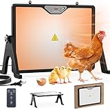 INNOLAND Wärmeplatte Küken, 180W Wärmelampe Hühner mit Thermostat,...