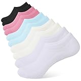 Sneaker Socken Damen 35-38 39-42, Füßlinge Sneakersocken mit Rutschfest...