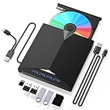 BNEHHOV Externes CD DVD Laufwerk USB 3.0 Typ-C, Extern mit...