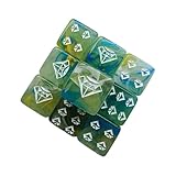 Sechsseitige Würfel mit runden Ecken, Rollenspiel, Mathematikzählen,...