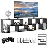 GIANTEX Fernsehschrank TV-Schrank frei kombinierbar, TV-Board Sideboard...