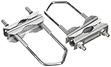 HD-LINE 2X Doppelschelle Sat Mast Schelle Zahnschelle bis 60mm verzinkt...