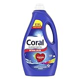 Coral Waschmittel Optimal Color XXL Flüssigwaschmittel für Buntes mit...