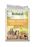 Anibest Kleintierstreu, 100 % natürliche Einstreu für Kaninchen, Hamster,...