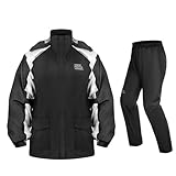 KEMIMOTO Motorrad Regenanzug Herren, 15000MMH₂O Wasserdichter Winddicht...