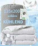 Welldora Komfort Bettdecke 135x200 Sommer | 100% Extraweiche Federn &...