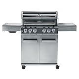 CHEF CUISINE BBQ Gasgrill – Outdoor Gasgrill 4 Brenner mit Seitenbrenner...