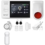 HUXGO HXA007 Funk Alarmanlage WiFi + GSM 4G LTE Modul mit Bewegungssensor...