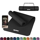 ALPIDEX Yogamatte 183 x 60 x 0.8 cm Phthalatfreie Fitness Matte E-Book...