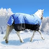Meulbaty 125 cm Pferdedecke, 1200D wasserdichte Poly-Pferdedecke,...