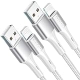 RAVIAD iPhone Ladekabel, Lightning Kabel [2Stück 1M] MFi Zertifiziert...