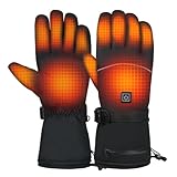 iHEAT Beheizbare Handschuhe, 5000mAh Beheizte Handschuhe für Damen Herren,...