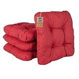 HLKauf 4 | 6 | 8er Set Sitzkissen 36x36x6 cm | weiche Kissen | Für Garten,...