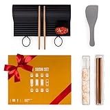 Blumtal Sushi Maker Set Sushi Maker Komplettset mit Rollmatte 4 hochwertige...