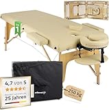 HABYS Sofia Light Massageliege | Klappbar Holz 2 Zonen | Massagetisch mit...