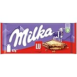 Milka LU – Alpenmilch-Schokolade mit knusprigen LU-Keksen – 87g
