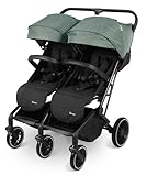 babyGO Geschwisterbuggy GOTWICE - Geschwisterkinderwagen/Geschwisterwagen...