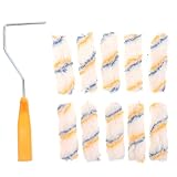 Healeved 4 Zoll Farbroller Satz Klein mit Griff Baumwoll Farbwalze für...