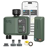 Shrivee Smart Bewässerungscomputer WLAN mit 2 Zonen Ausgängen und 5...