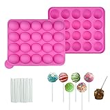 Jesdavan Cake Pop Silikonform, Cake Pop Form,Cake Pop Set, 20 Runde Cake...