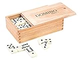 Engelhart - 250123 - Tolles Domino-Spiel - HolzBox mit 55 Dominos Doppel...