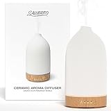 SALUBRITO Keramik Aroma Diffuser, Weiß Diffusor für Ätherische Öle,...