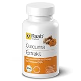 Raab Vitalfood® Bio Curcuma Extrakt Kapseln (90 Stück) - enthält Bio...