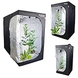 Mobiclinic®, Growzelt 80x80x160 cm, Indoor, Premium Mylar 97%...