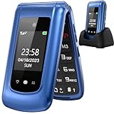 ULEWAY Seniorenhandy Klapphandy ohne Vertrag,GSM Großtasten Mobiltelefon...
