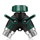 2-Wege Y Verteiler mit Absperrhähnen Gardena Schlauch Zubehör für...