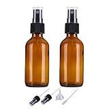 60ml Braunglas Sprühflasche für ätherische Öle, kleine nachfüllbare...