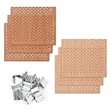 6stk Holzdochte für Kerzen, 6x7cm Hochwertige Holzdochte zur...