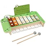 Kinder Klavier – 12 Zoll Musik Spielzeug | Holz Lern Instrument –...