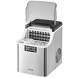 VEVOR Eiswürfelbereiter Eisbereiter Eiswürfelmaschine 24 Würfel in 15...