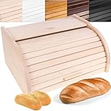 Creative Home Brotkasten Holz | 38 x 28,5 x 17,5cm (+/-1cm) | Perfekte...